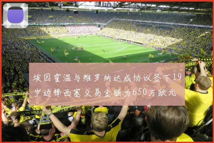 埃因霍温与维罗纳达成协议签下19岁边锋西塞交易金额为650万欧元